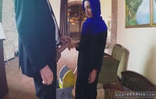 Arab cleaning lady blowjob