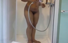 Hot Indian woman having a shower